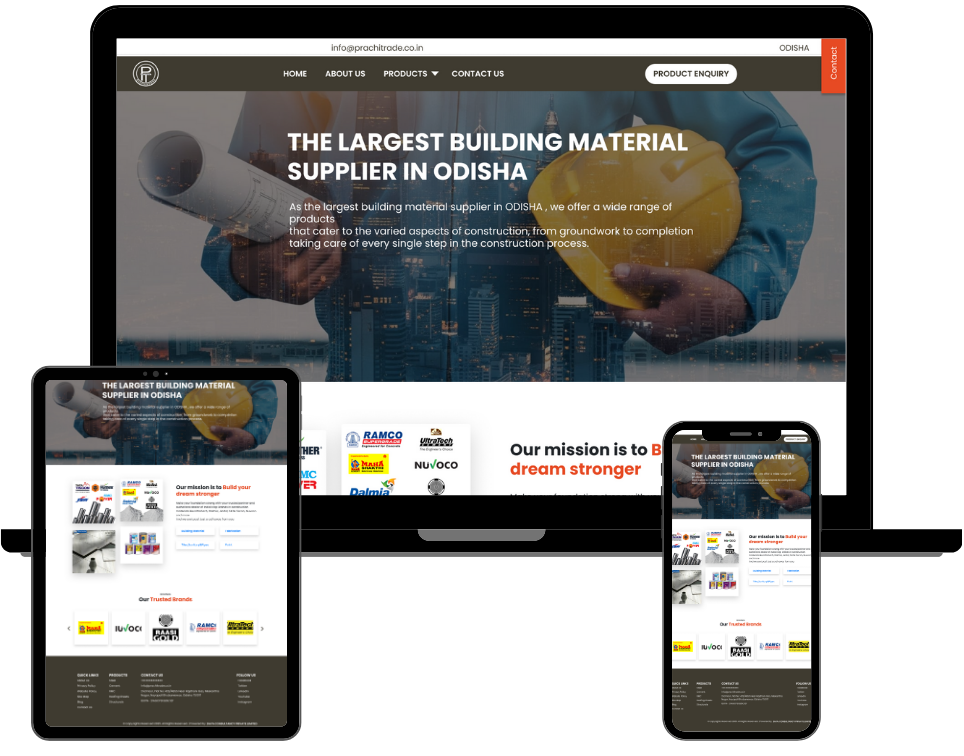 Building Material Supplier UI/UX